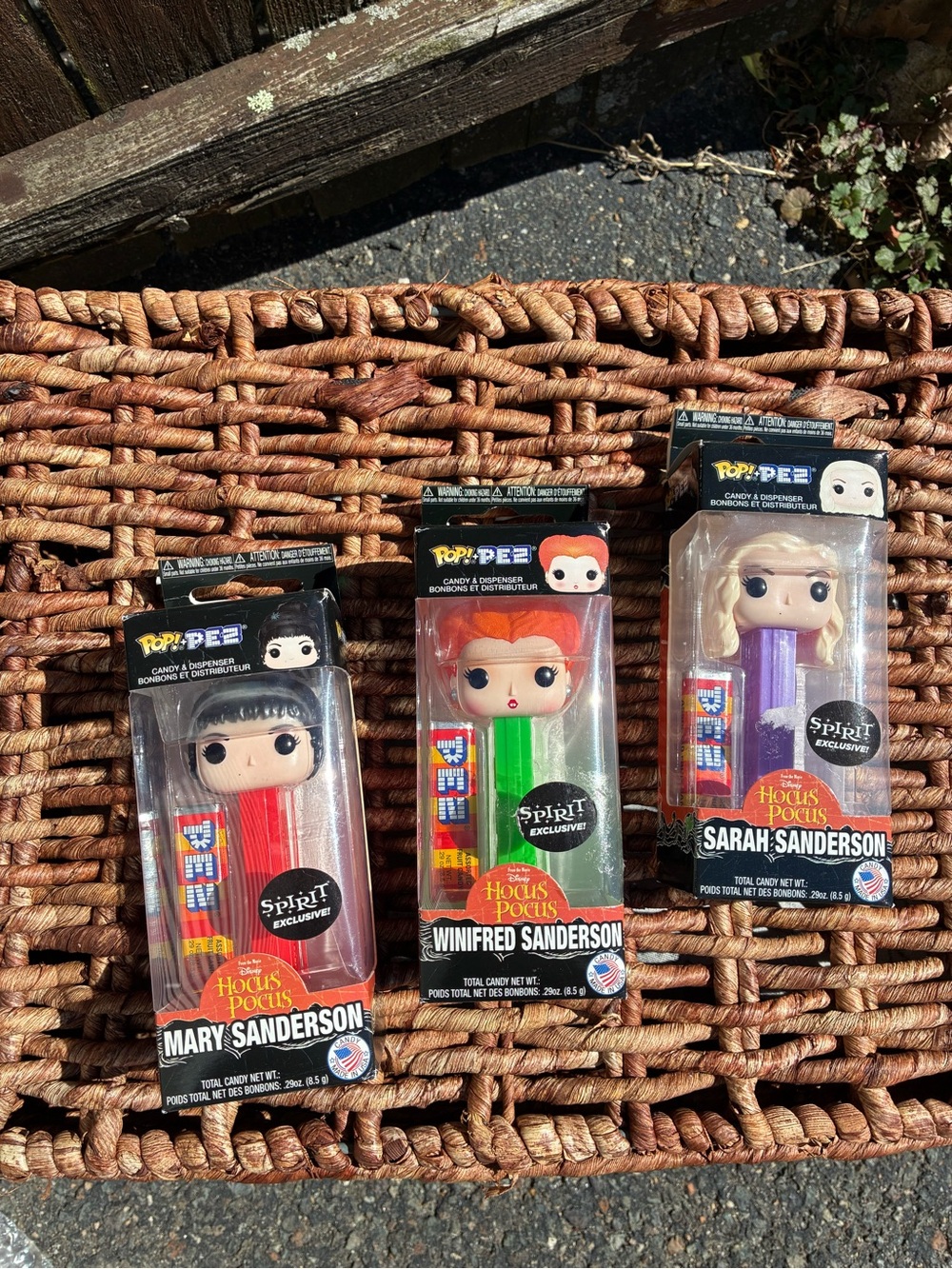 Hocus Pocus Pop! PEZ Candy Dispensers - Mary, Winifred & Sarah Sanderson